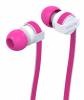 Yison Stereo Earphones with Microphone and Flat Cable for Android/iOs Devices Pink CX390-P